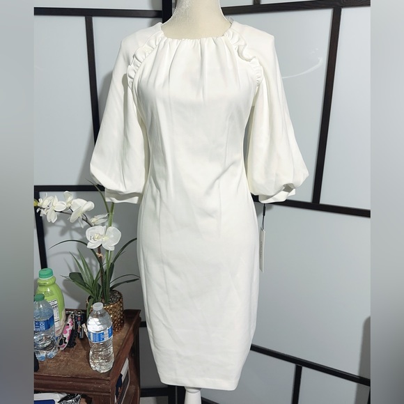 Calvin Klein Dresses & Skirts - Calvin Klein trumpet long sleeve